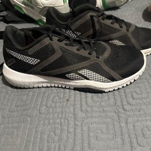 Reebok Black and White Athletic Shoes